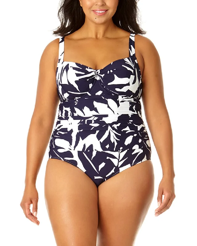 Anne Cole Retro Twist One-Piece