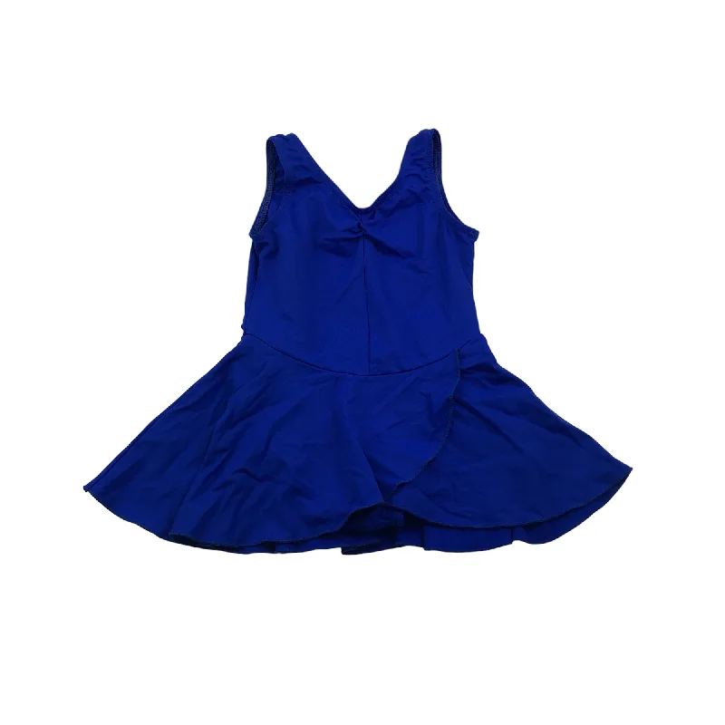 Roch Valley Royal Blue Sleeveless Skirted Leotard Age 7-8