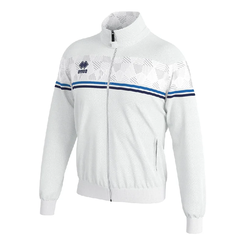 Errea Donovan Full-Zip Jacket (White/Blue/Navy)