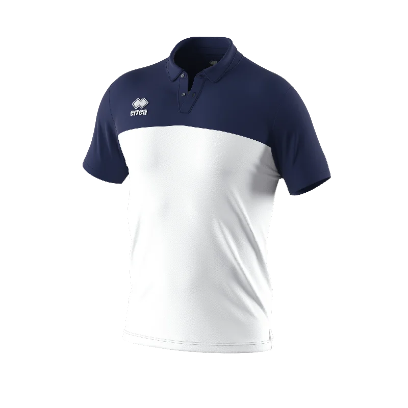 Errea Bob Polo Shirt (White/Navy)