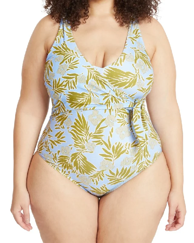 Tanya Taylor Kelly Wrap One-Piece