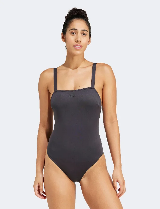 Iconisea Padded U-Back Swimsuit - Black