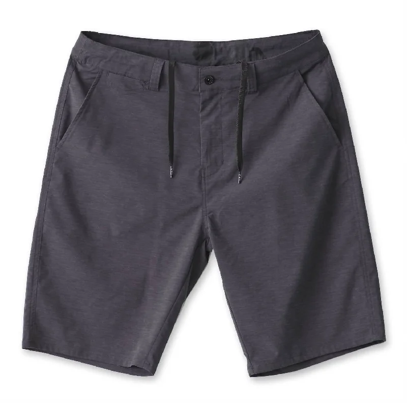 Men Dunk Tank Short In Black Heather