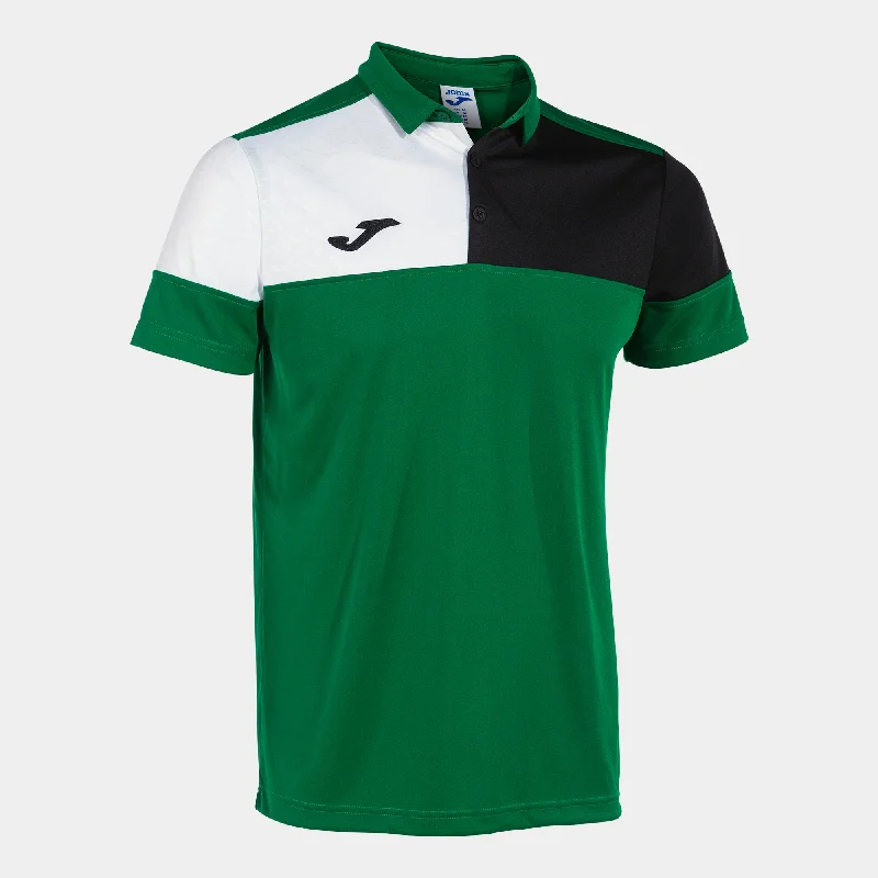 Joma Crew V Polo (Green Medium/Black/White)