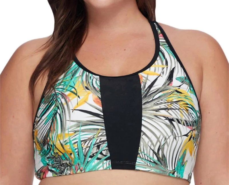 High Neck Bikini Top - Plus In Folia Adley