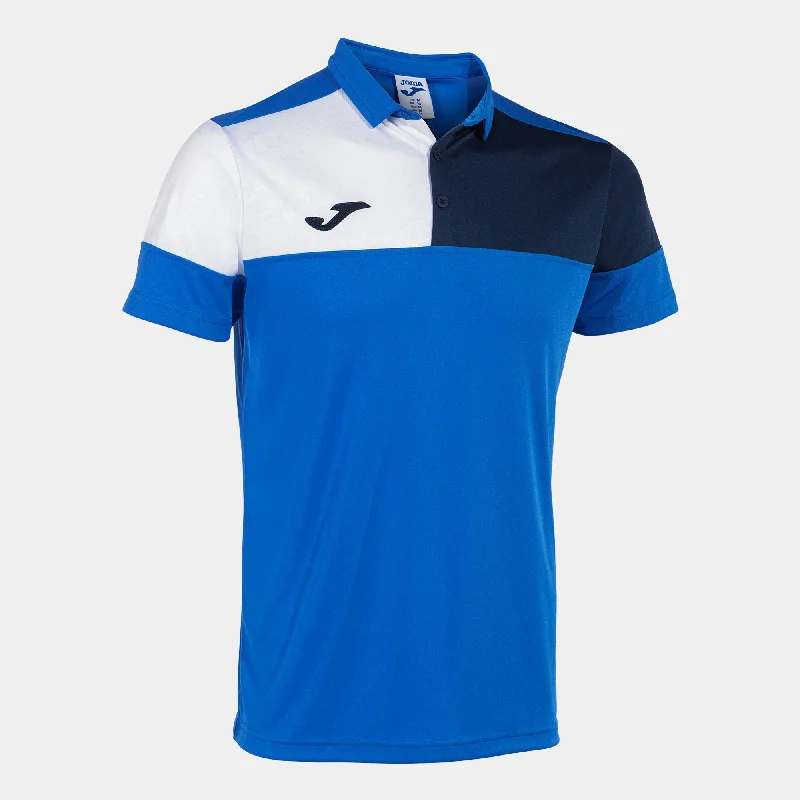 Joma Crew V Polo (Royal/Dark Navy/White)