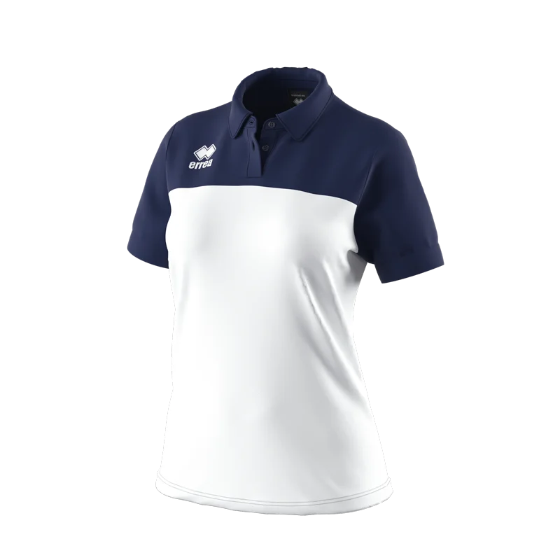 Errea Bonnie Polo Shirt (White/Navy)