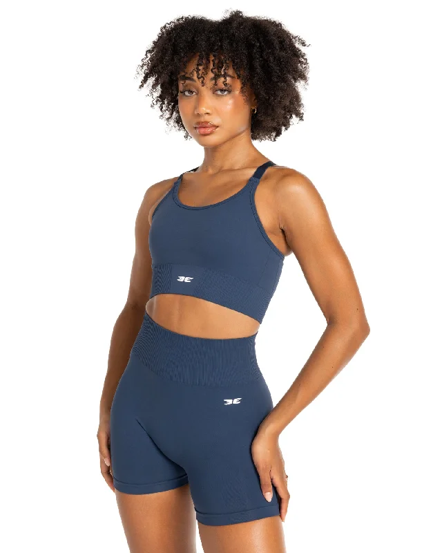 Elite Seamless V2 Bra - Navy