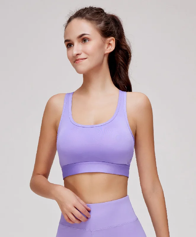 Energized Digital Daydream Stellar Cross-Back Sports Bra