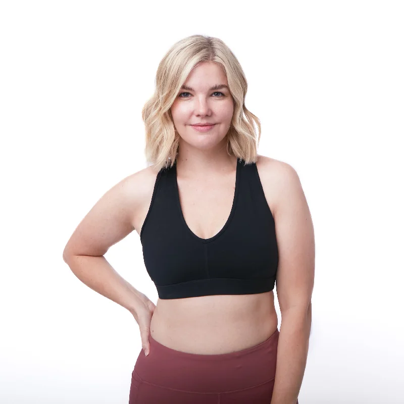 Fiona Sports Bra - Black - FINAL SALE