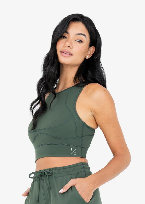 Life Race Back Bra Deep Green