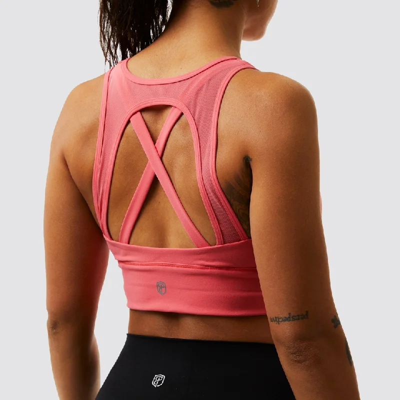 Milk and Muscles Nursing Sports Bra (Peach)