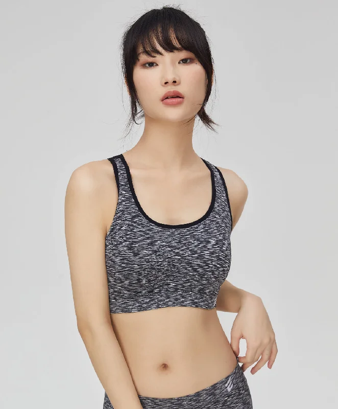 Energized Soulful Seamless Cross-Back Sports Bra