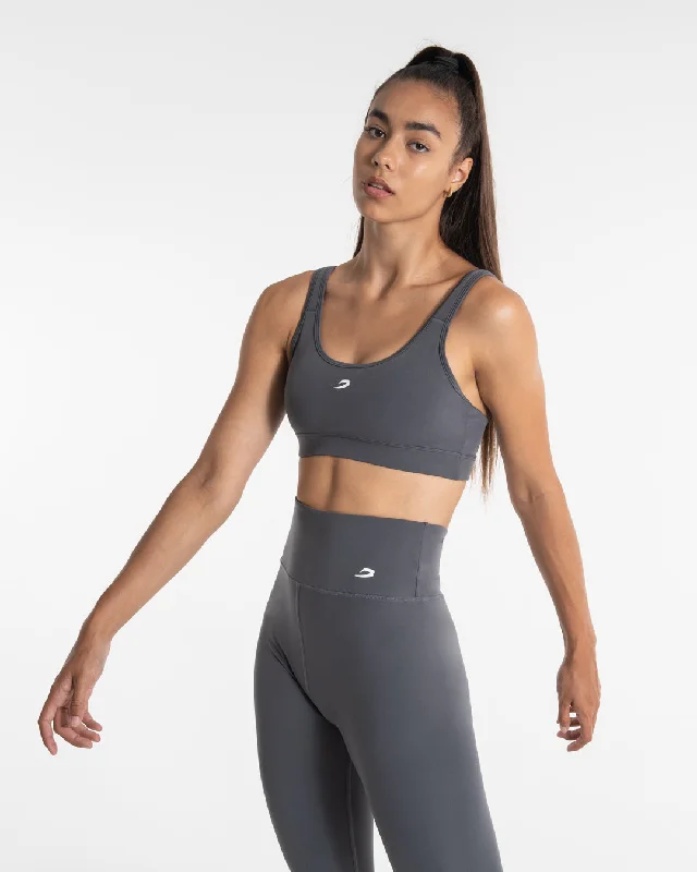 Velez Sports Bra - Charcoal