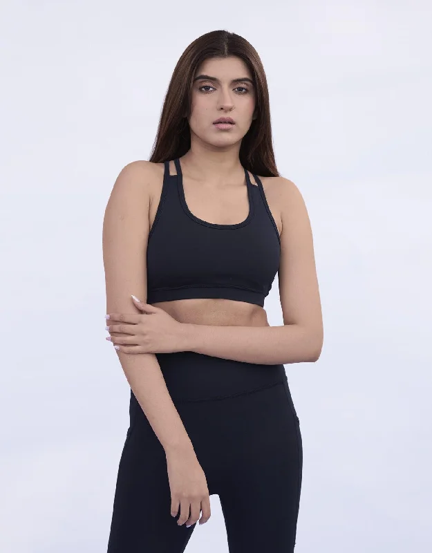 Versatile Sports Bra - Black