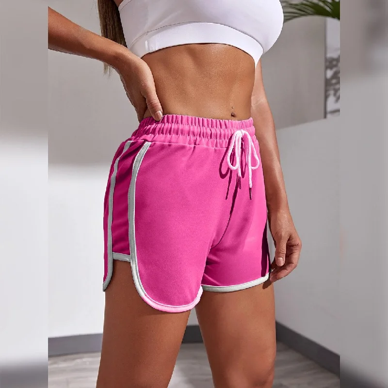 2Piece Womens Dolphin Shorts Soft Comfy Elastic Waist Running Athletic Workout Yoga Pants