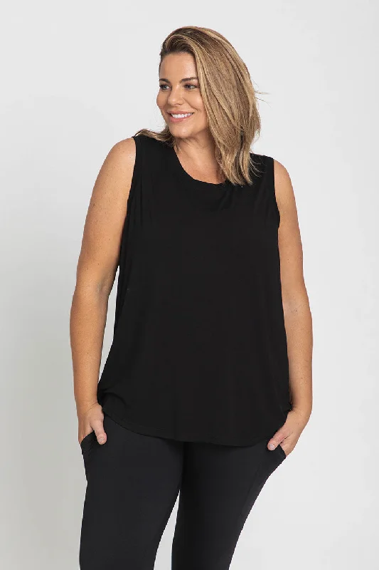 Classic Bamboo Tank - Black