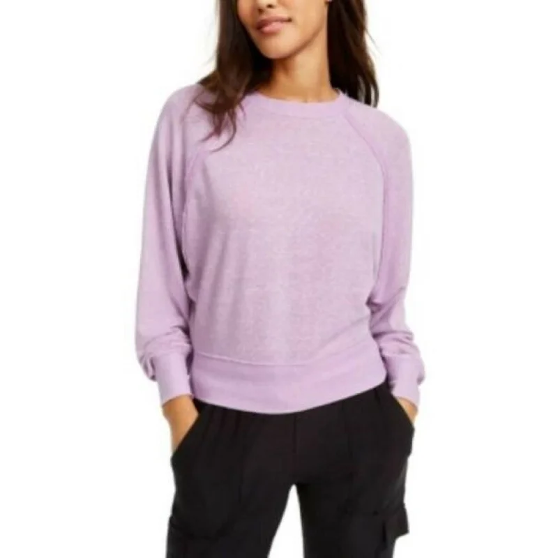 Crave Fame Juniors' Dolman-Sleeved Sweatshirt Purple Size Extra Large - X-Large