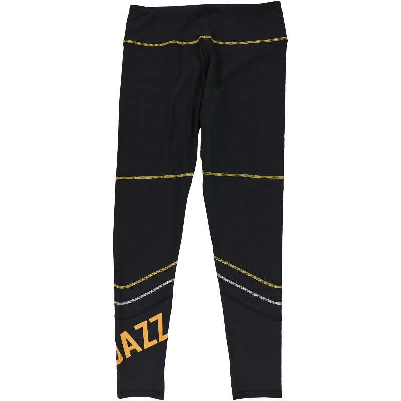 G-III Sports Womens Utah Jazz Compression Athletic Pants, Black, Medium