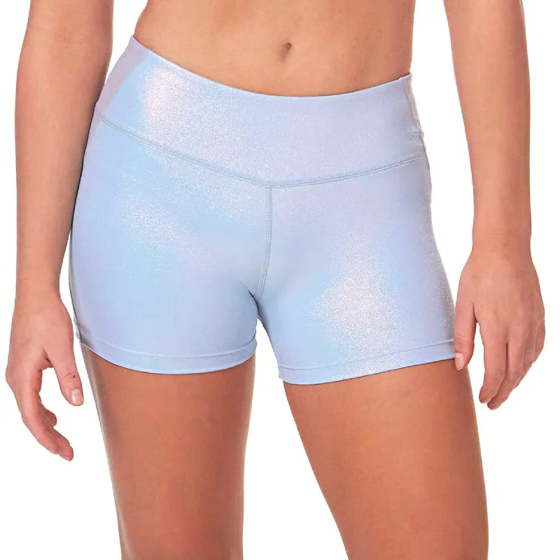 Level Up! Compression Shorts - Iridescent Blue