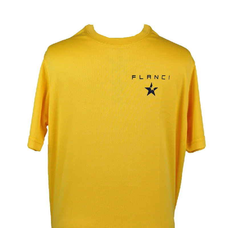 Men's T-Shirt | FLANCI Logo Hi Viz | Yellow