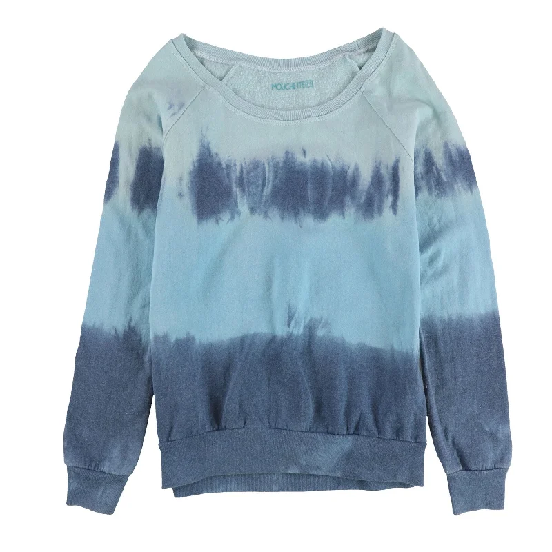 Mouchette Womens Tie Dye Sweatshirt, Blue, Medium