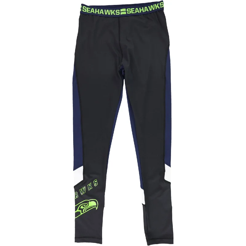 NFL Womens Seattle Seahawks Compression Athletic Pants, Multicoloured, Medium