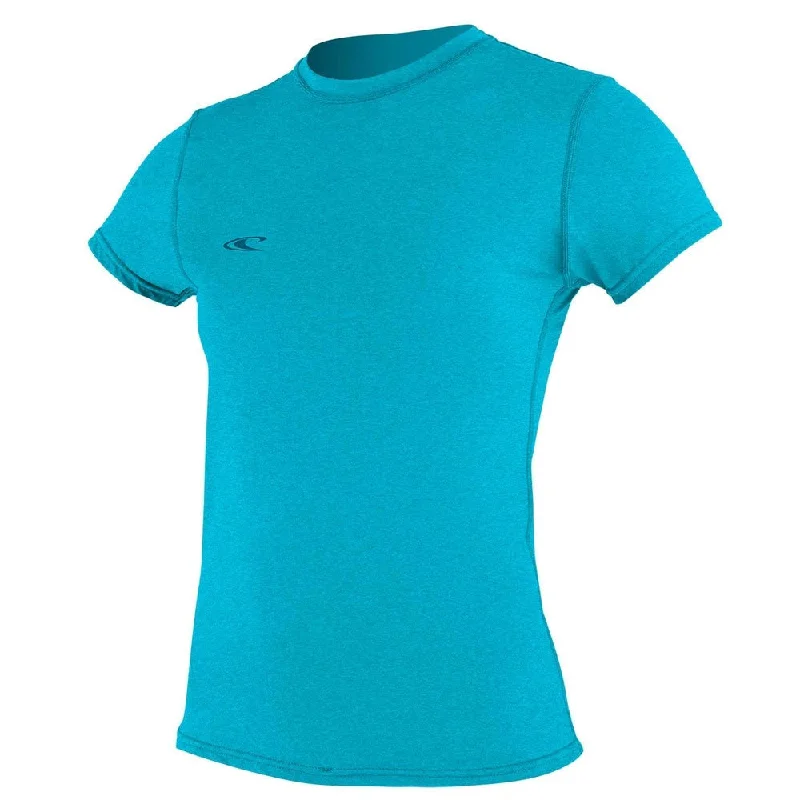 O'Neill Womens Hybrid Short Sleeve Sun Shirt  - Turquoise