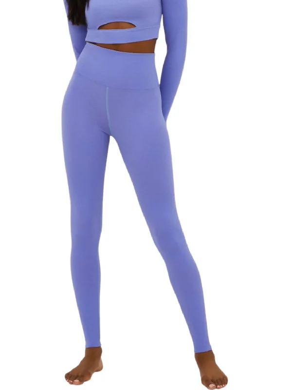 Piper Legging In Periwinkle Waffle