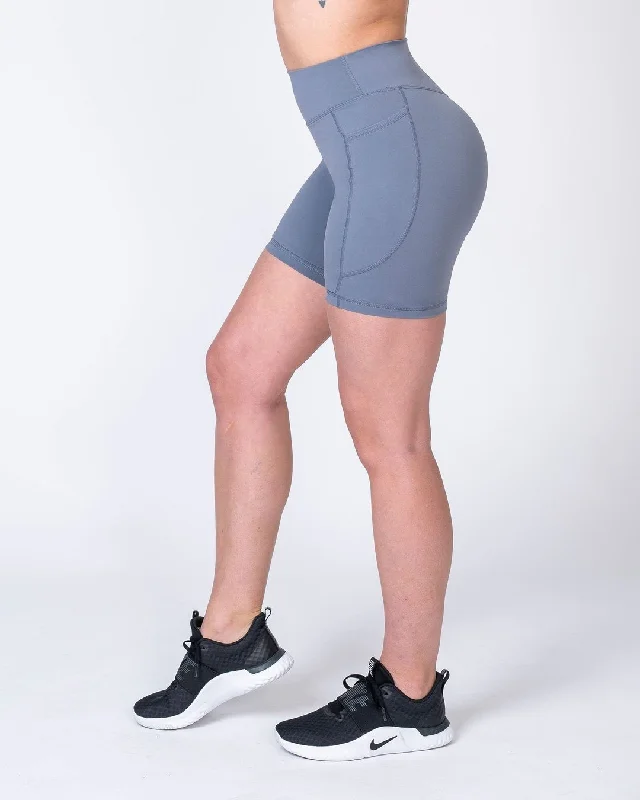 Pocket Bike Shorts - Stone