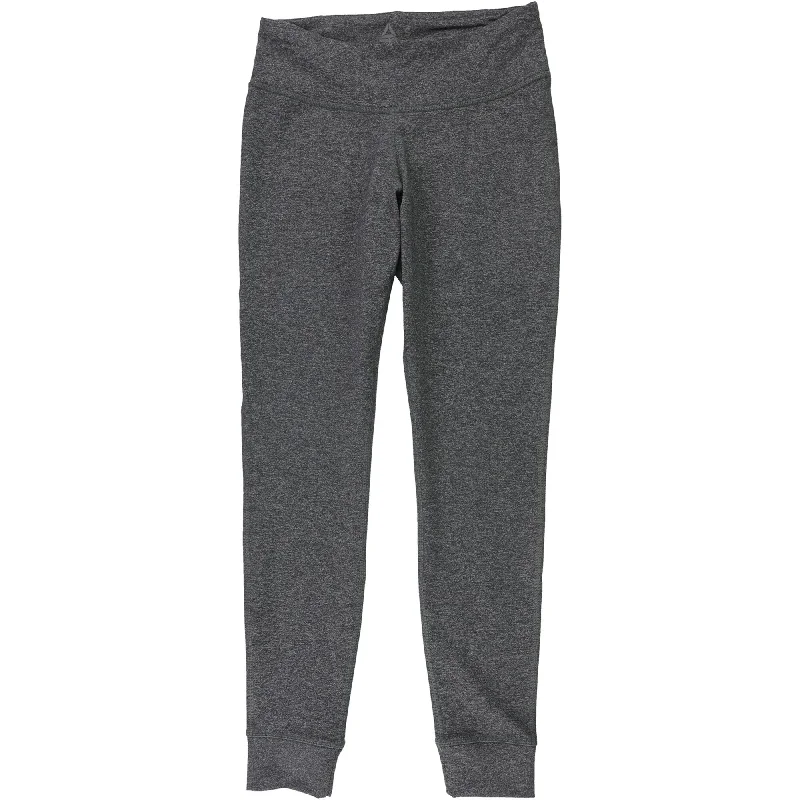 Reebok Womens Lux Compression Athletic Pants, Grey, Small