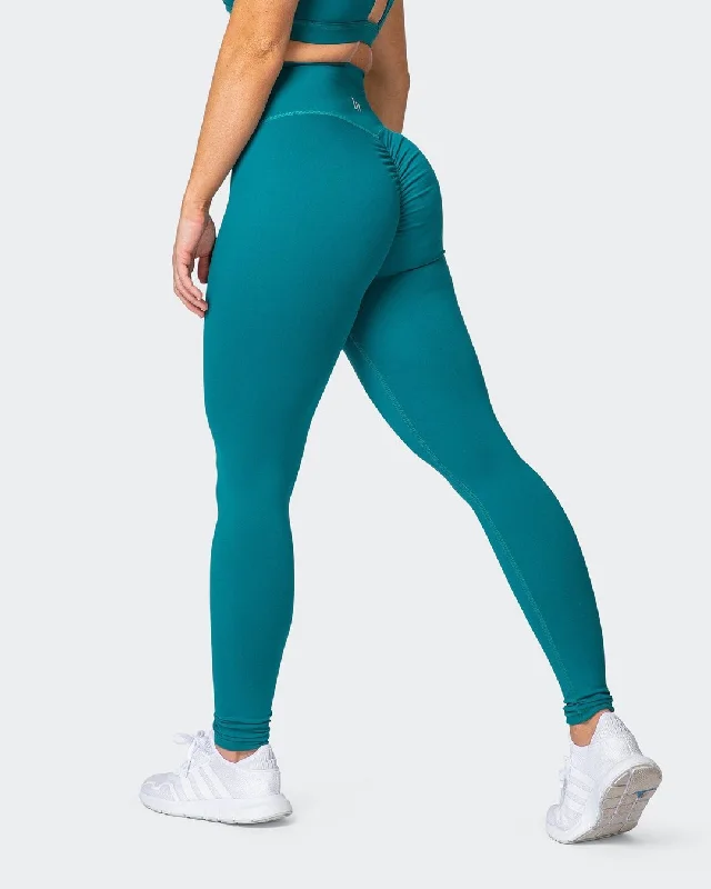 Signature Full Length Scrunch Leggings - Teal