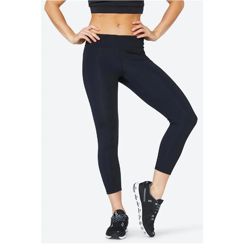 SOLFIRE Womens Marianne Yoga Pants, Black, Small