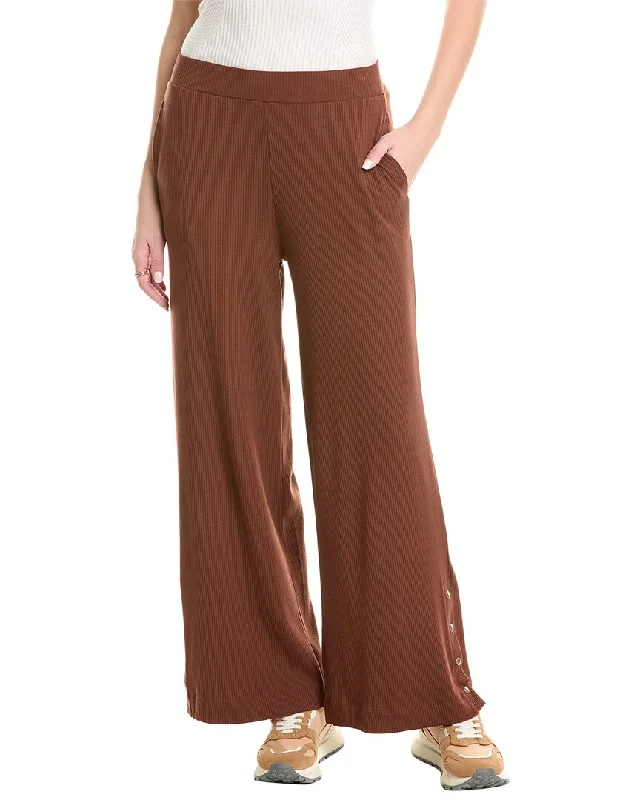 Terez Rib Wide Leg Pant