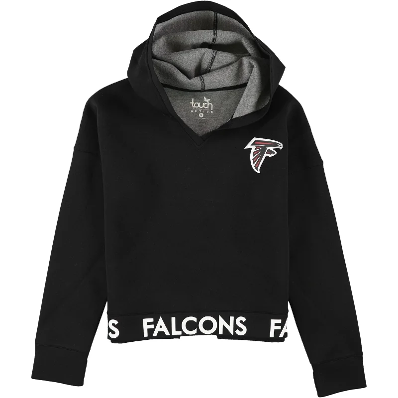 Touch Womens Atlanta Falcons Hoodie Sweatshirt, Black, Medium