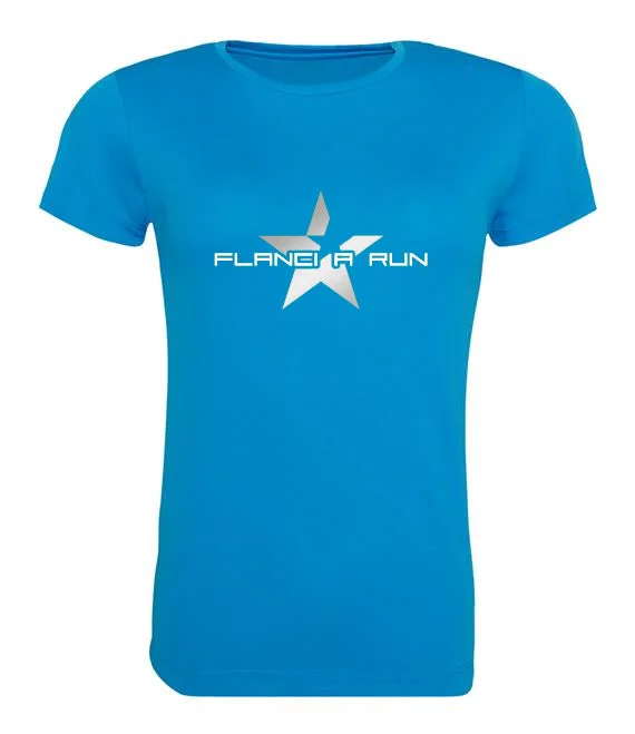 Women's T-Shirt | FLANCI A Run Hi Viz | Sapphire