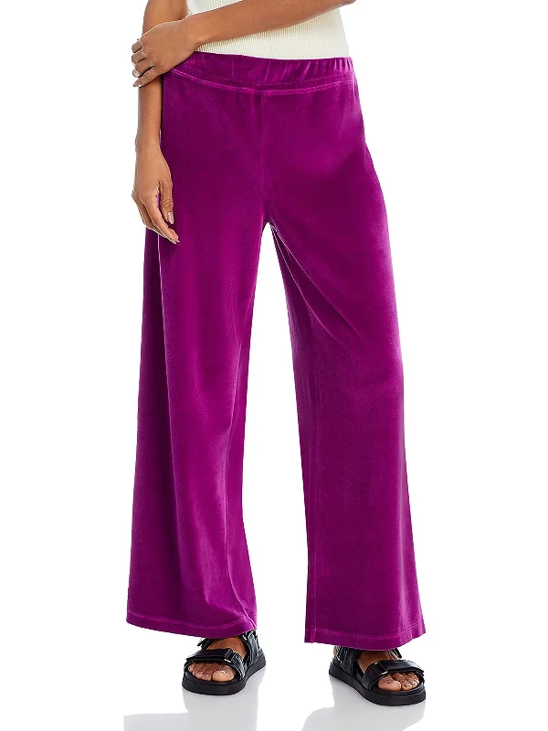 Womens Velour Pull On Sweatpants